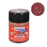 Текстилна боя Metallic Glitter JAVANA, 50 ml, кафява