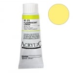 Акрилна боя ARTISTS' ACRYLIC, 50 ml, Fluorescent Lemon