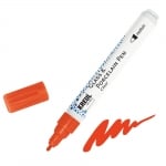 Маркер за стъкло Glass Color Pen, връх 2-4 mm, червен