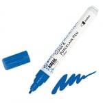 Маркер за стъкло Glass Color Pen, връх 2-4 mm, син
