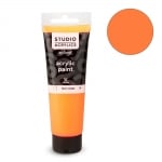 Акрилна боя CREALL-STUDIO-ACRYLICS, 120 ml, флуорисцентно оранжев