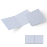 Картичка цветен картон RicoDesign, PAPER POETRY, QUAD.,240g, HELLBLAU