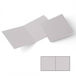 Картичка цветен картон RicoDesign, PAPER POETRY, QUAD.,240g, SILBERGR.