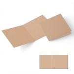 Картичка цветен картон RicoDesign, PAPER POETRY, QUAD.,240g, CAPPUCCINO