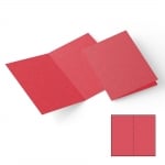 Картичка цветен картон RicoDesign, PAPER POETRY, DL, 240 g, ROT