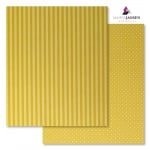 Варио картон, 300 g/m2, 50 x 70 cm, 1л, жълт райета/точки