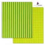 Варио картон, 300 g/m2, 50 x 70 cm, 1л, зелен райета/точки