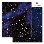 Варио картон, 300 g/m2, 50 x 70 cm, 1л, нощно небе/звездно небе