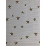 Велпапе Е-вълна, 275 g/m2, 50 x 70 cm, 1л, бял със звезди