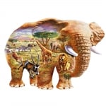Пъзел художествен WENTWORTH, Elephant Savanna, 250 части