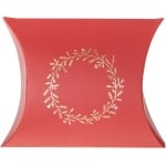 Луксозна опаковка Pillow, 90 x 35 x 115 mm, червен