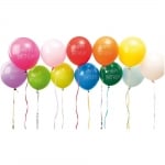 Балони Happy birthday, 12 бр, 30 cm, разноцветни