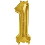 Фолиев балон, 36 cm, злато