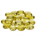 Стъклени камъчета, Glas-Nuggets, 18-20 mm, 100 g / 20-30 бр., жълти
