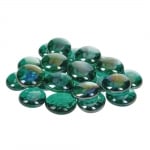Стъклени камъчета, Glas-Nuggets, 18-20 mm, 100 g / 20-30 бр., зелени