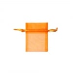 Торбичка подаръчна шифон, 9 x 12 cm, оранжев