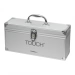 Алуминиев куфар за Touch Twin маркери, 72 цвята, сребрист