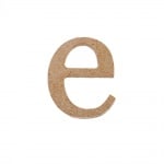 Декоративен символ RicoDesign, "e", MDF, 2,8X2,3 cm