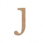 Декоративен символ RicoDesign, "j", MDF, 4,0X1,6 cm