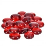 Стъклени камъчета, Glas-Nuggets, 18-20 mm, 100 g / 20-30 бр., червени