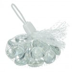 Стъклени камъчета, Glas-Nuggets, 18-20 mm, 100 g / 20-30 бр., преливащи цветове, кристални