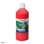 Прозрачна водна боя CREALL TRANS, 500 ml, червена