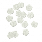 Декоративни перли, Розички, 18 mm, 15 бр, кремави