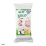 Глина за моделиране CREALL Do+Dry, 500g, бяла