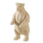 Фигура папиемаше, Полярна мечка, 12 x 14 x 27cm