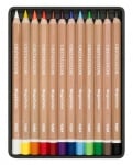 Цветни моливи Mega Color, комплект 12 цвята в метална кутия