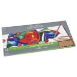 Комплект цветни моливи Mega Color, 36 цвята, метална кутия
