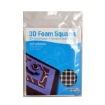 3D Двойнолепящи Foam Squares, 6.3x6.3x2mm, черни, стандартна, 308 бр.