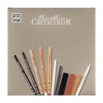 Комплект художествен Cretacolor, PASSION BOX, дървена кутия, 25 части