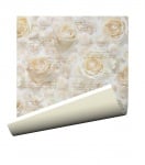 Картон паспарту "Бели рози с поеми", 200 g/m2, А4, 5л в пакет, бял