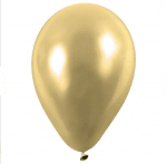 Балони кръгли, ф23 cm, 8 бр., златисти