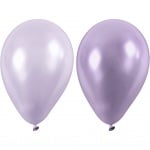 Кръгли лилави балони, ф23 cm, 10 бр.
