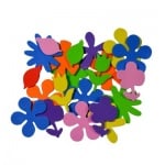 Комплект деко фигурки Цветчета от пеногума, 20 бр.