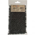 Перли от глина, 4-8 mm, 200 ml, Glitter Black