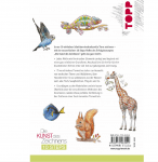 Книга на немски език TOPP, Die Kunst des Zeichnens 10 Steps - Tiere, 128 стр.