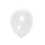 Балони кръгли, ф 12,5 cm, 10 бр., бял