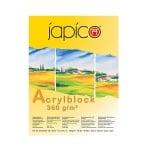 Блок за акрилни бои JAPICO, 360 g/m2, 24 x 32 cm, 10 листа