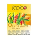 Блок за маслени и акрилни бои JAPICO, 230 g/m2, 18 x 24 cm, 10 листа