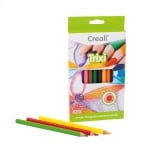 Комплект цветни моливи CREALL Trixi, лакирани, 12 цвята