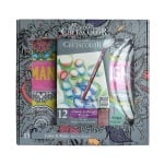Книга за оцветяване за възрастни в комплект с цветни моливи Karmina