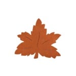 Деко фигурка лозов лист, Filz, 100 mm, светло кафяв