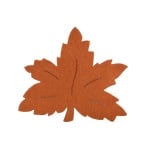 Деко фигурка лозов лист, Filz, 120 mm, светло кафяв