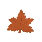 Деко фигурка лозов лист, Filz, 90 mm, светло кафяв