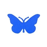 Деко фигурка пеперуда, Filz, 50 mm, лилава
