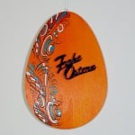 Деко фигурка яйце, дърво, 20 mm