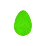 Деко фигурка яйце, Filz, 40 mm, тревно зелено